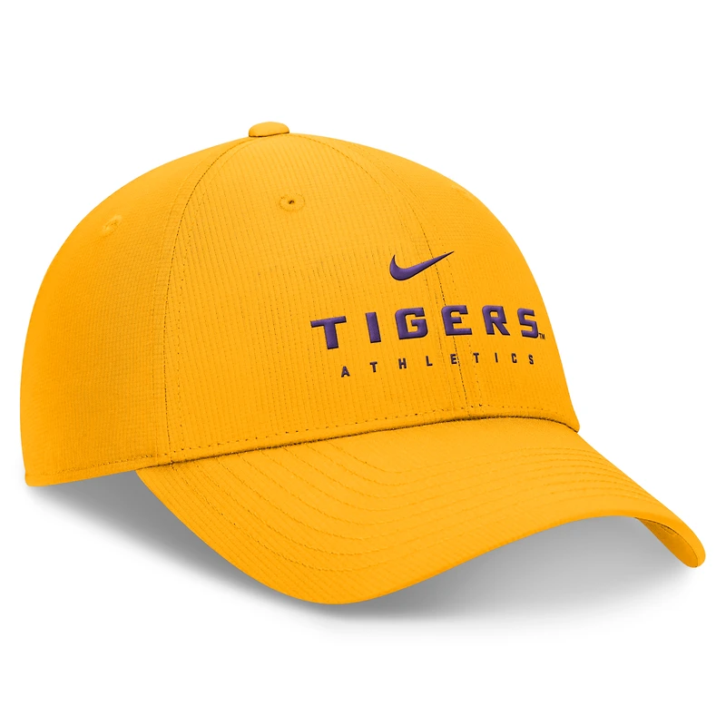 Casquette ajustable Nike Gold LSU Tigers 2024/25 On-Field Club Performance pour homme