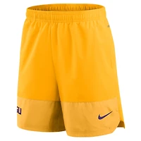 Men's Nike Gold LSU Tigers 2025 Sideline Dri-FIT Shorts