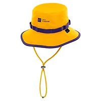 Men's Nike Gold LSU Tigers 2026 Sideline Apex Boonie Bucket Hat