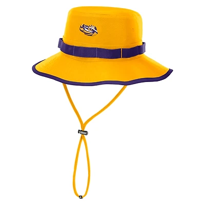 Men's Nike Gold LSU Tigers 2026 Sideline Apex Boonie Bucket Hat