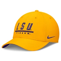 Casquette Nike Gold LSU Tigers Game Day Rise Swooshflex pour homme