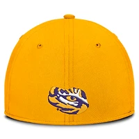 Casquette Nike Gold LSU Tigers Game Day Rise Swooshflex pour homme