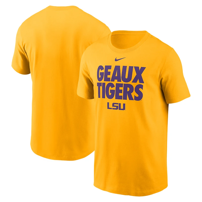 Men's Nike Gold LSU Tigers Local Ultimate Chant T-Shirt