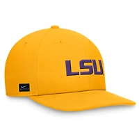 Men's Nike Gold LSU Tigers On-Field Pro Bill Snapback Hat