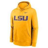 Men's Nike Gold LSU Tigers Primetime Club Fleece Pullover Hoodie