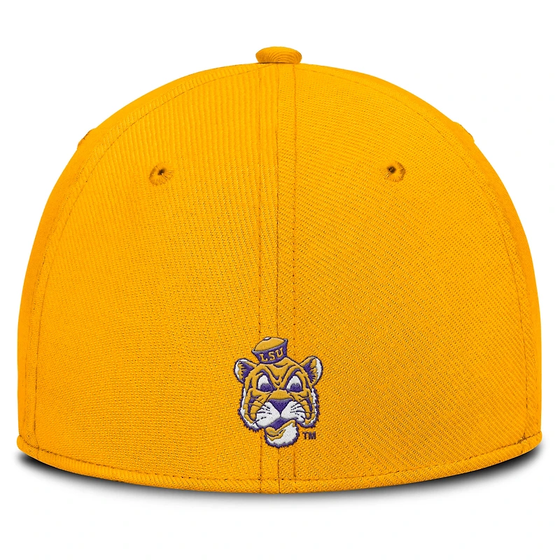 Casquette Nike Gold LSU Tigers Rise Academic Dri-FIT Flex pour homme