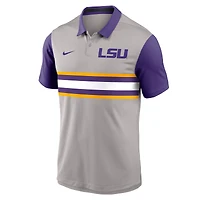 Men's Nike Gray/Purple LSU Tigers Vapor Dri-FIT Polo