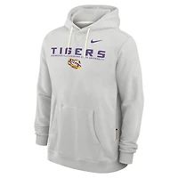 Men's Nike Gray LSU Tigers 2025 Sideline Standard Issue Dri-FIT Hoodie