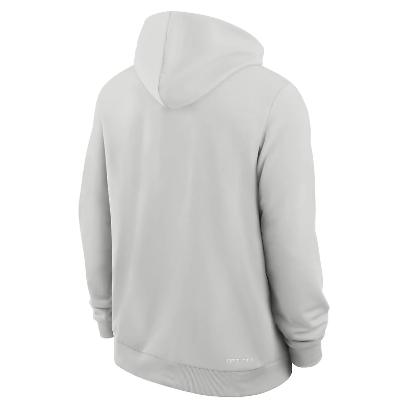 Men's Nike Gray LSU Tigers 2025 Sideline Standard Issue Dri-FIT Hoodie
