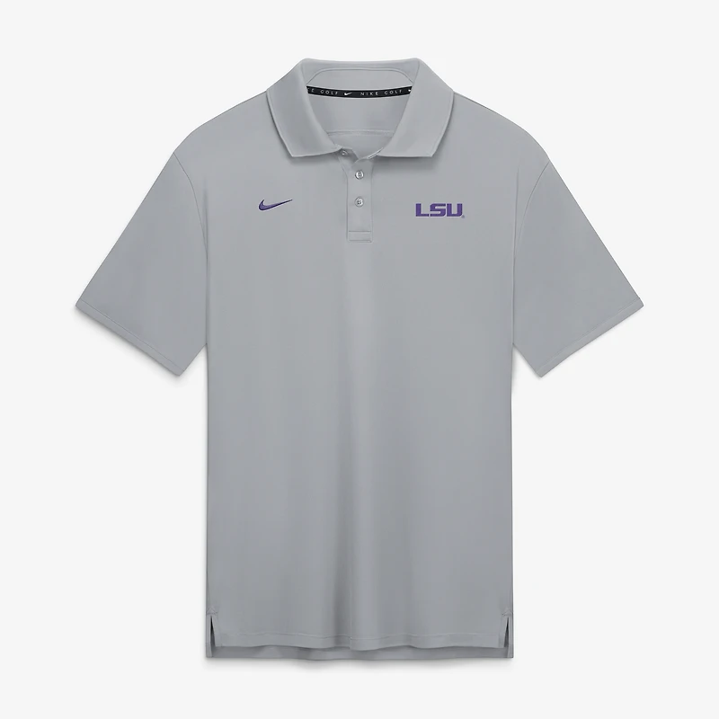Men's Nike Gray LSU Tigers Par Dri-FIT Polo