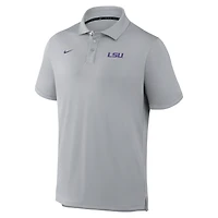 Men's Nike Gray LSU Tigers Par Dri-FIT Polo