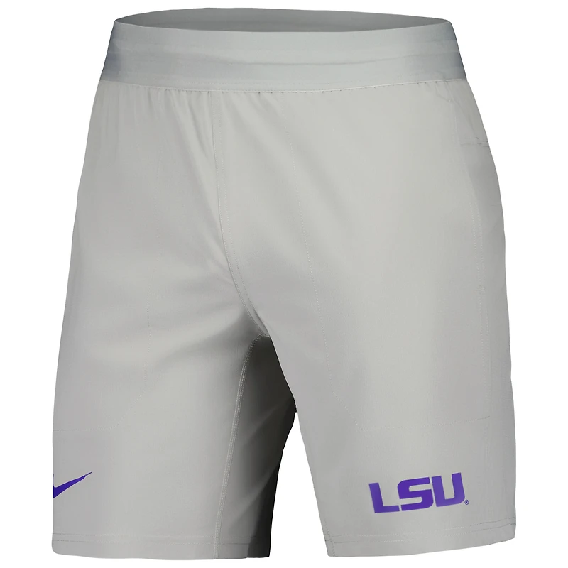 Men's Nike  Gray LSU Tigers Player Performance Shorts