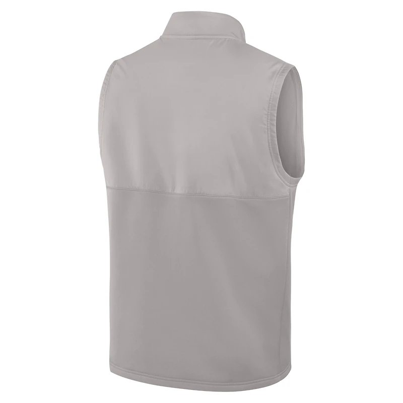 Gilet zippé Nike blanc LSU Tigers Primetime Victory Therma-FIT pour homme