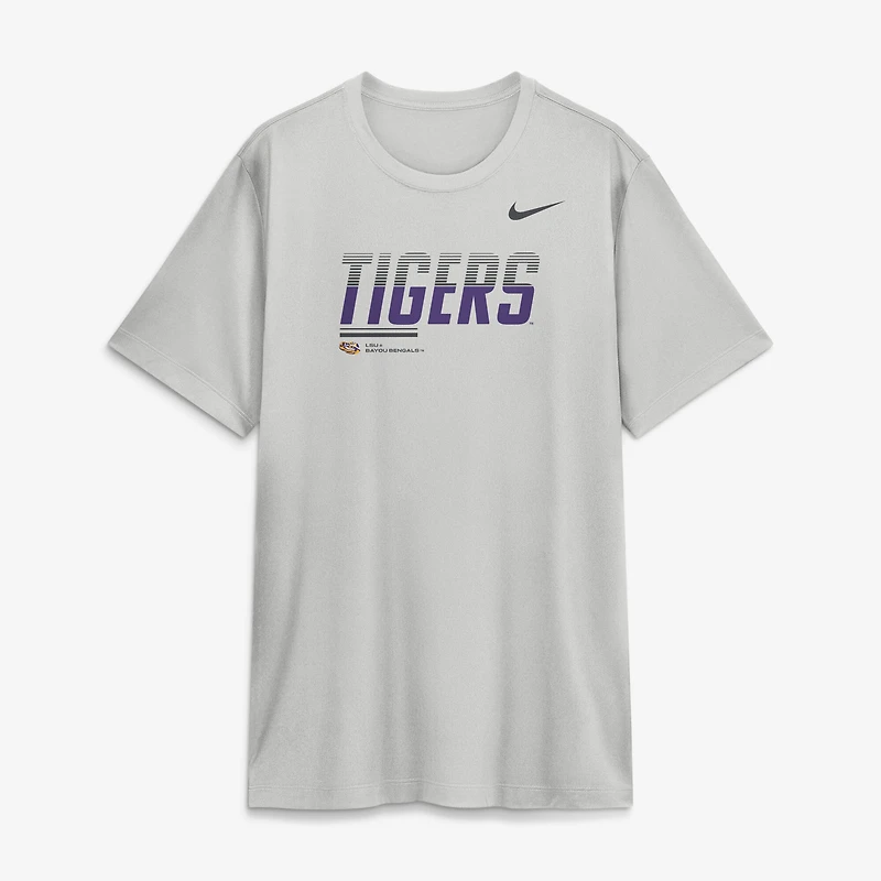 Men's Nike Gray LSU Tigers Sideline Legend Dri-FIT T-Shirt