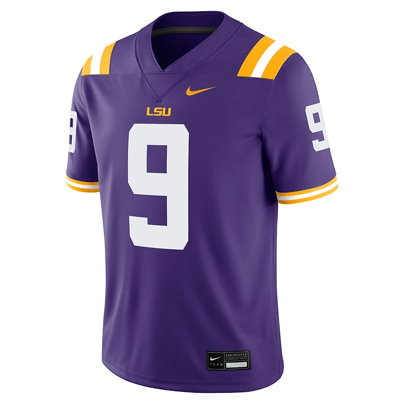 Men's Nike Joe Burrow Purple LSU Tigers Alumni Game Jersey