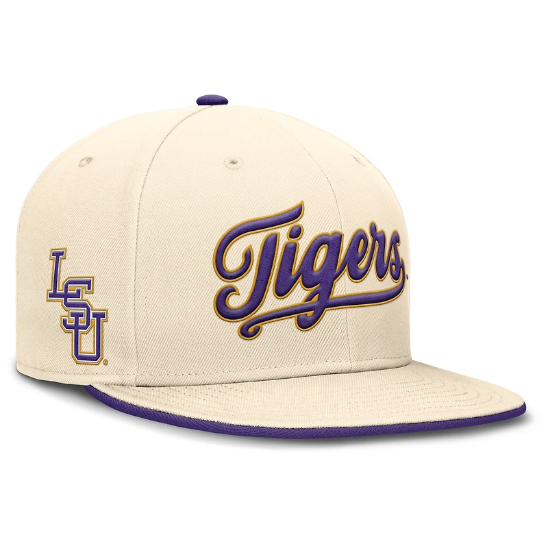 Casquette ajustée Nike Natural LSU Tigers 2026 Primetime pour homme
