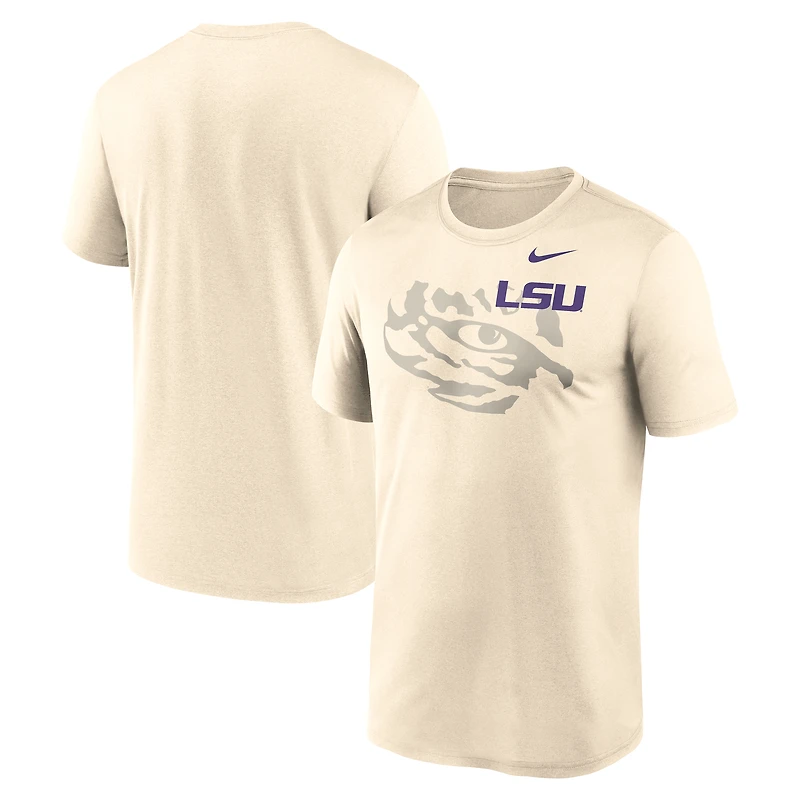 T-shirt Nike Natural LSU Tigers Campus Shadow Legend Performance pour homme