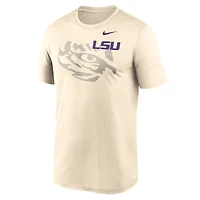 T-shirt Nike Natural LSU Tigers Campus Shadow Legend Performance pour homme
