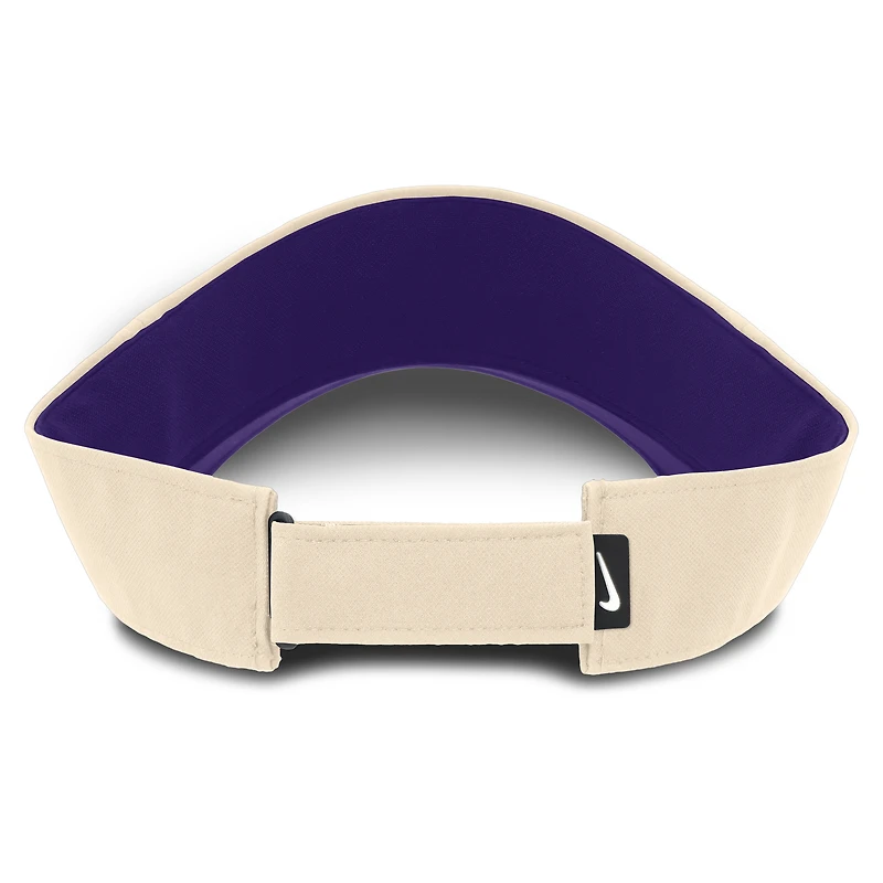 Visière ajustable Nike Natural LSU Tigers Primetime Ace pour homme