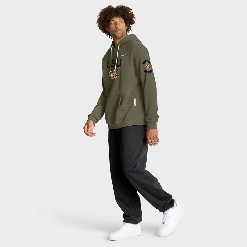 Sweat à capuche Nike Olive LSU Tigers 2025 Military Appreciation Standard Issue pour homme