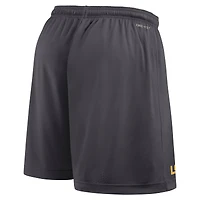 Short réversible Nike Dri-FIT violet/anthracite LSU Tigers 2026 Sideline Standard Issue pour homme
