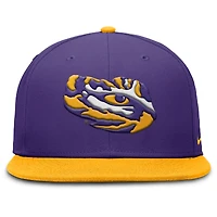 Men's Nike Purple/Gold LSU Tigers Two-Tone Primetime Performance Fitted Hat