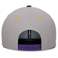Men's Nike Purple/Gray LSU Tigers Prep Pro Performance Snapback Hat