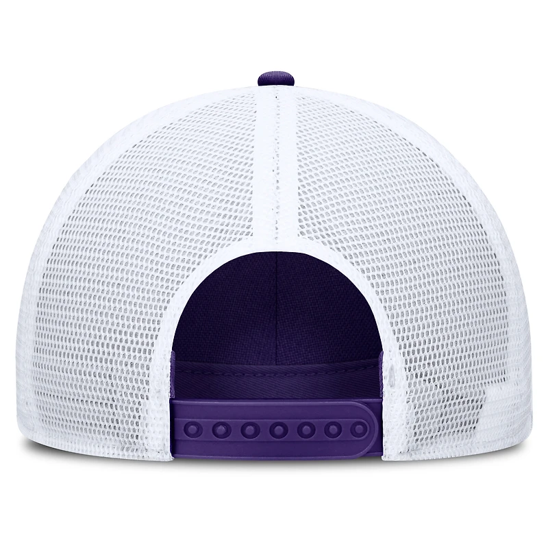 Men's Nike  Purple/White LSU Tigers 2025 On-Field Rise Engineered Trucker Adjustable Hat