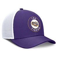 Men's Nike Purple/White LSU Tigers Rise Primetime Performance Trucker Adjustable Hat