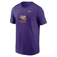 T-shirt Nike violet LSU Tigers 2-Hit pour homme