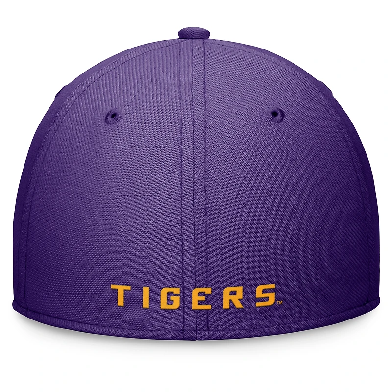 Men's Nike Purple LSU Tigers 2024 On-Field Swoosh Flex Hat