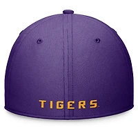 Men's Nike Purple LSU Tigers 2024 On-Field Swoosh Flex Hat