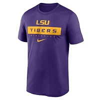 Men's Nike Purple LSU Tigers Sideline Legend Performance T-Shirt