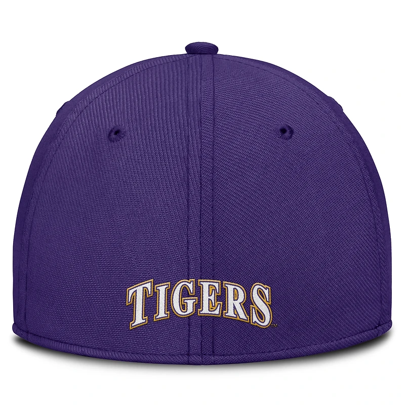 V110793 LSU NCAA FB Nike 2025 Dugout Entraîneurs Dri-Fit Rise Swoosh Flex HATMENFLX NC03-51L-LSN-190 #9
