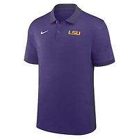 Men's Nike Purple LSU Tigers 2025 Early Season Coaches Sideline Victory Stripe Dri-FIT Polo