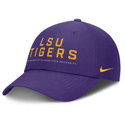 Casquette ajustable Nike violette LSU Tigers 2025 On-Field Gameday Club pour homme
