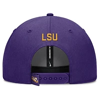 Casquette ajustable Nike violette LSU Tigers 2025 On-Field Rise Performance pour homme