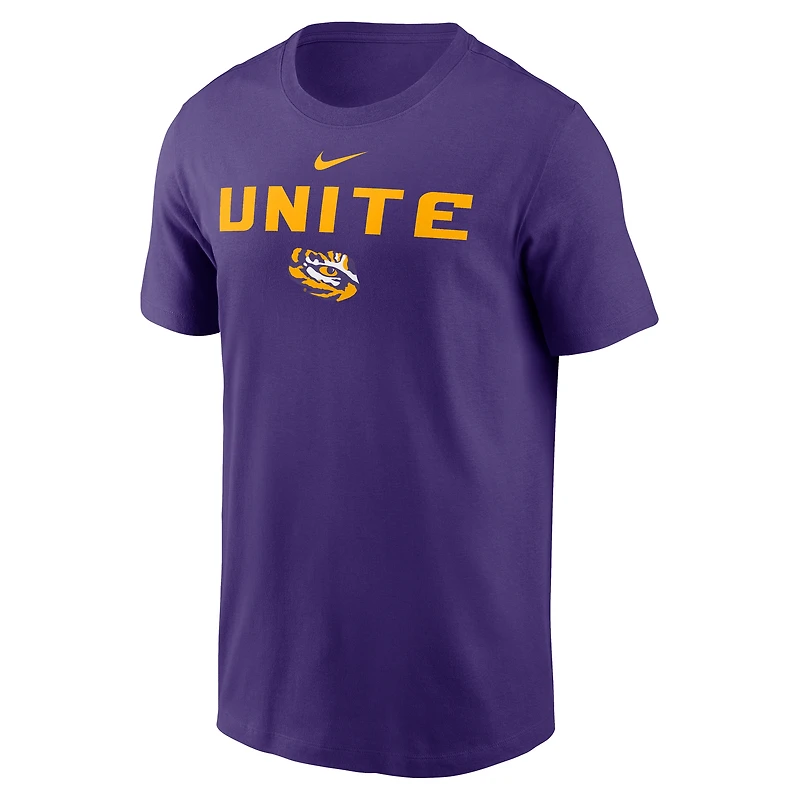 T-shirt Nike violet LSU Tigers 2025 Sideline Mantra Performance pour homme