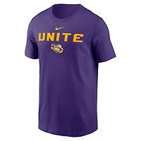 T-shirt Nike violet LSU Tigers 2025 Sideline Mantra Performance pour homme