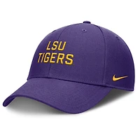 Casquette ajustable Nike LSU Tigers Sideline Rise violette pour homme