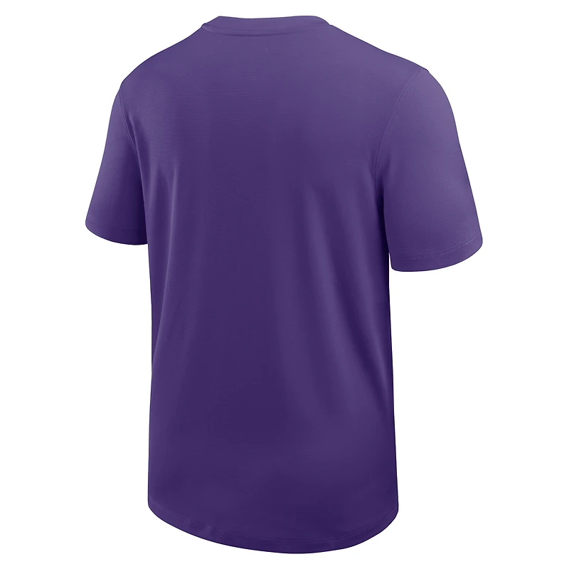 Men's Nike LSU Tigers 2025 Sideline UV Dri-FIT Coach Shirt