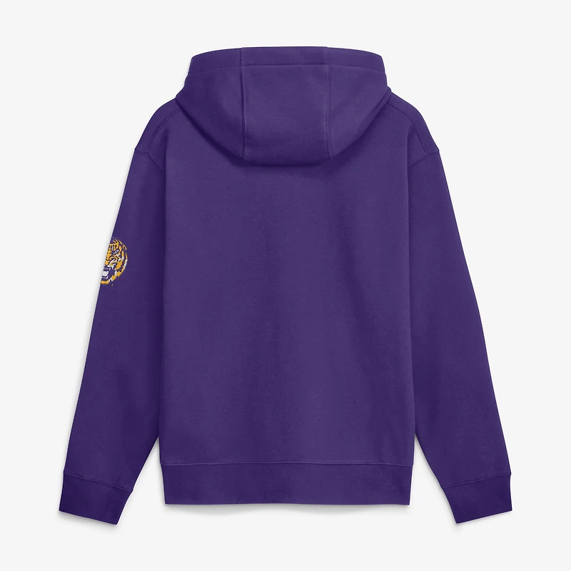 Men's Nike Purple LSU Tigers 2026 Sideline Club Fleece Hoodie