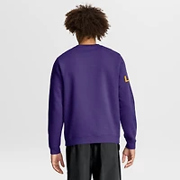 Men's Nike Purple LSU Tigers 2026 Sideline Club Sweatshirt