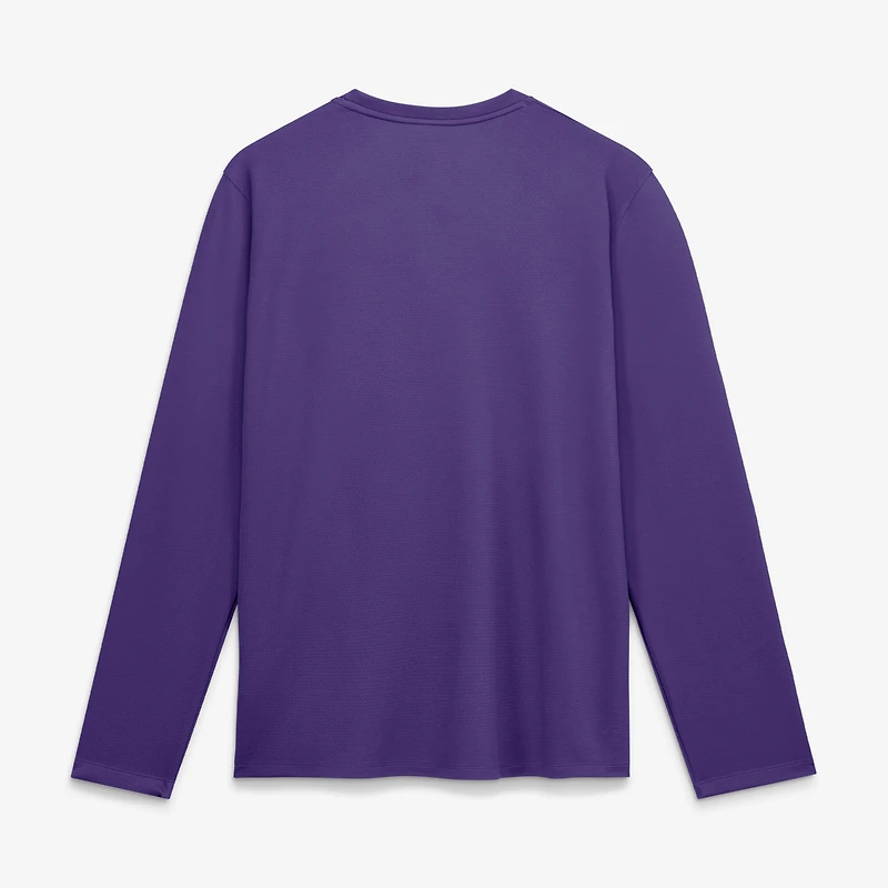 Men's Nike Purple LSU Tigers 2026 Sideline Coaches UV Dri-FIT Long Sleeve Shirt