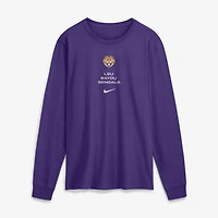 Men's Nike Purple LSU Tigers 2026 Sideline Dri-FIT Long Sleeve T-Shirt
