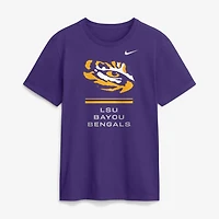 T-shirt Nike Dri-FIT violet pour homme LSU Tigers 2026 Sideline