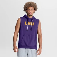 Men's Nike  Purple LSU Tigers 2026 Sideline Sleeveless Dri-FIT Hoodie