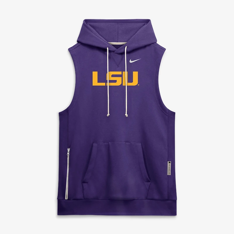 Sweat à capuche sans manches Nike Dri-FIT violet LSU Tigers 2026 pour homme