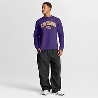 Sweat-shirt Nike violet LSU Tigers Arch pour homme