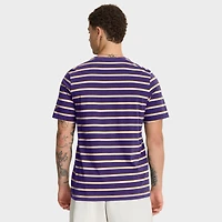 T-shirt Nike violet à rayures Summit pour homme des Tigers de LSU Athletic Prep Legacy
